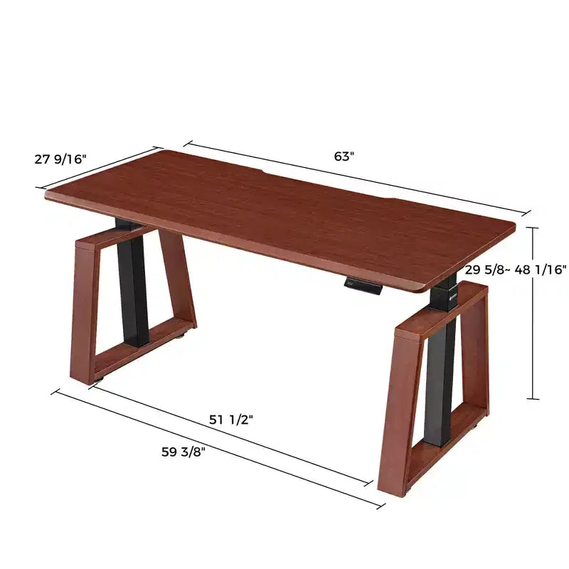 Bureau assis-debout réglable en hauteur (160x74cm)