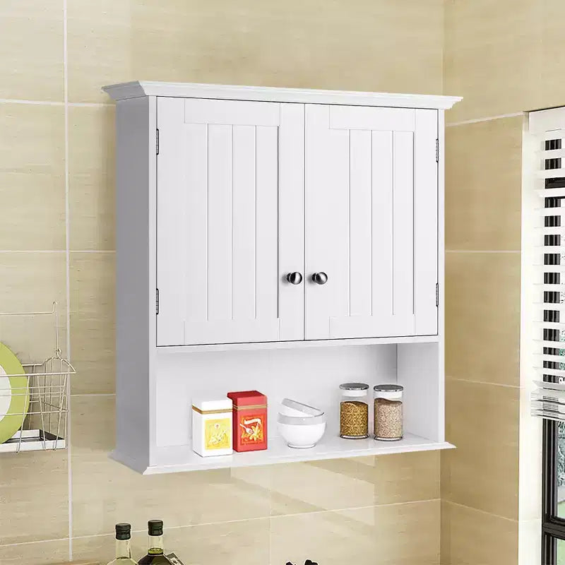 Armoire de rangement murale pour salle de bain Armoire à pharmacie Noir/Marron/Gris/Blanc
