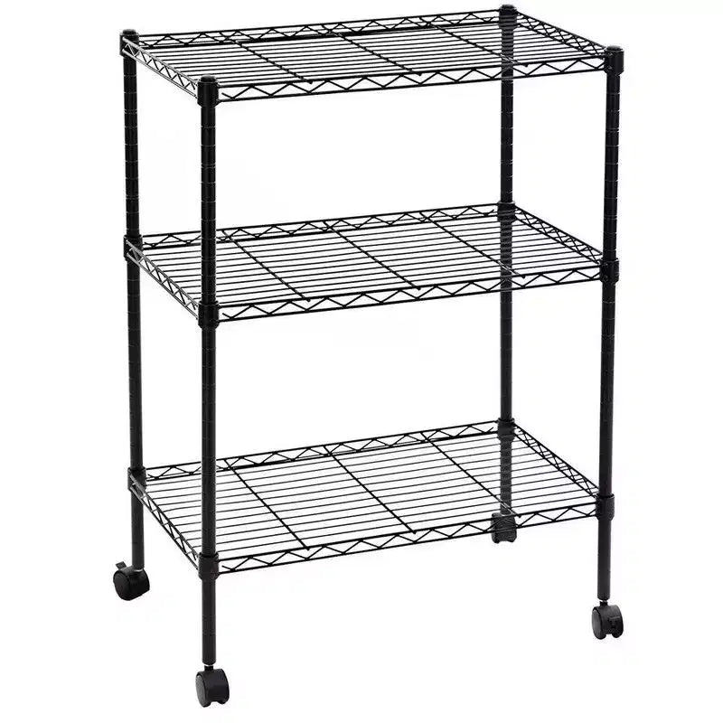 Étagère de rangement métallique de 60 cm de large