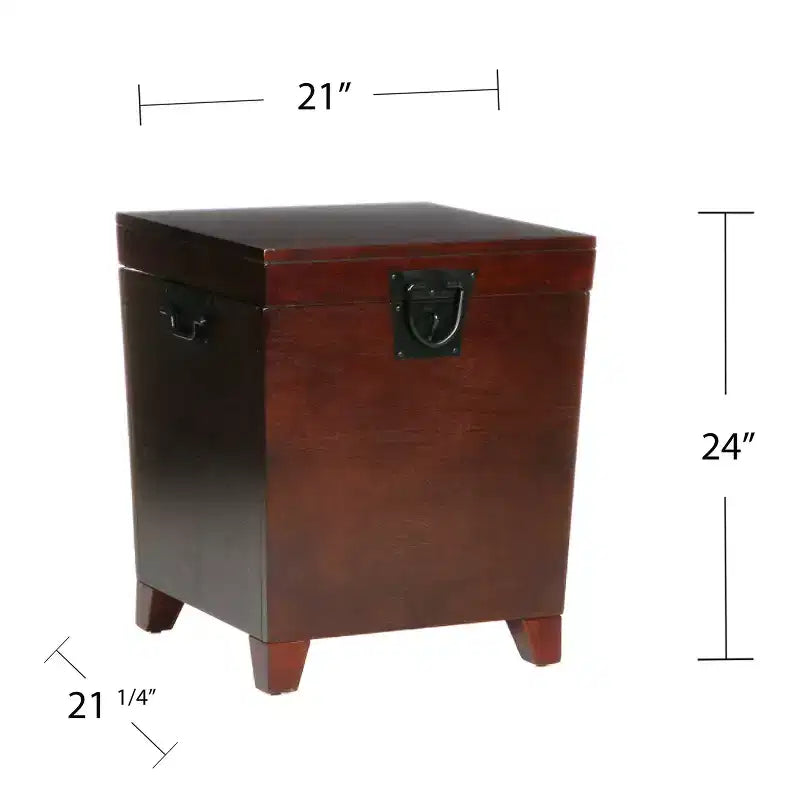 Table d'appoint Pyramid Trunk - Marron -