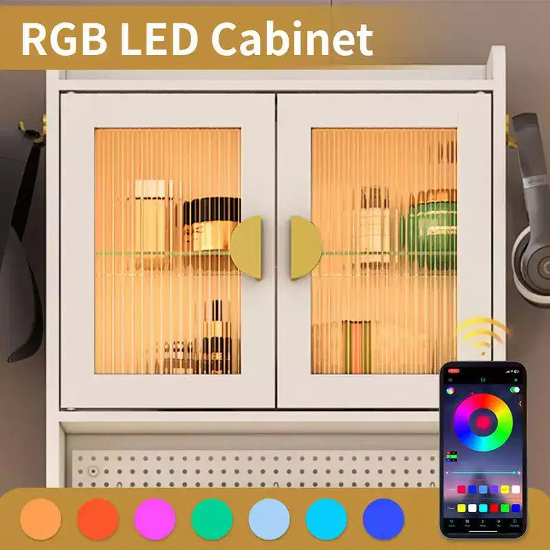 Coiffeuse avec lumières LED et prises de courant