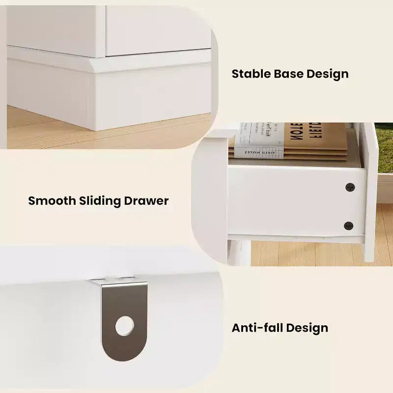 Commode à 8 tiroirs pour chambre à coucher, double commode large, grande commode horizontale avec tiroirs profonds, rangement moderne pour salon, couloir, chambre d'enfant