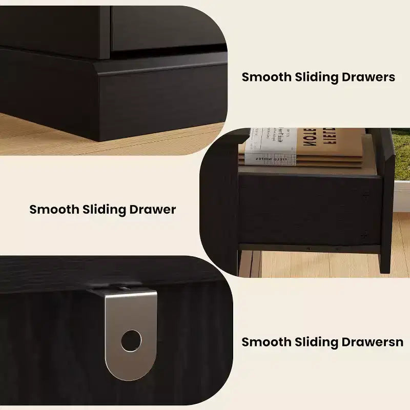 Commode à 8 tiroirs pour chambre à coucher, double commode large, grande commode horizontale avec tiroirs profonds, rangement moderne pour salon, couloir, chambre d'enfant