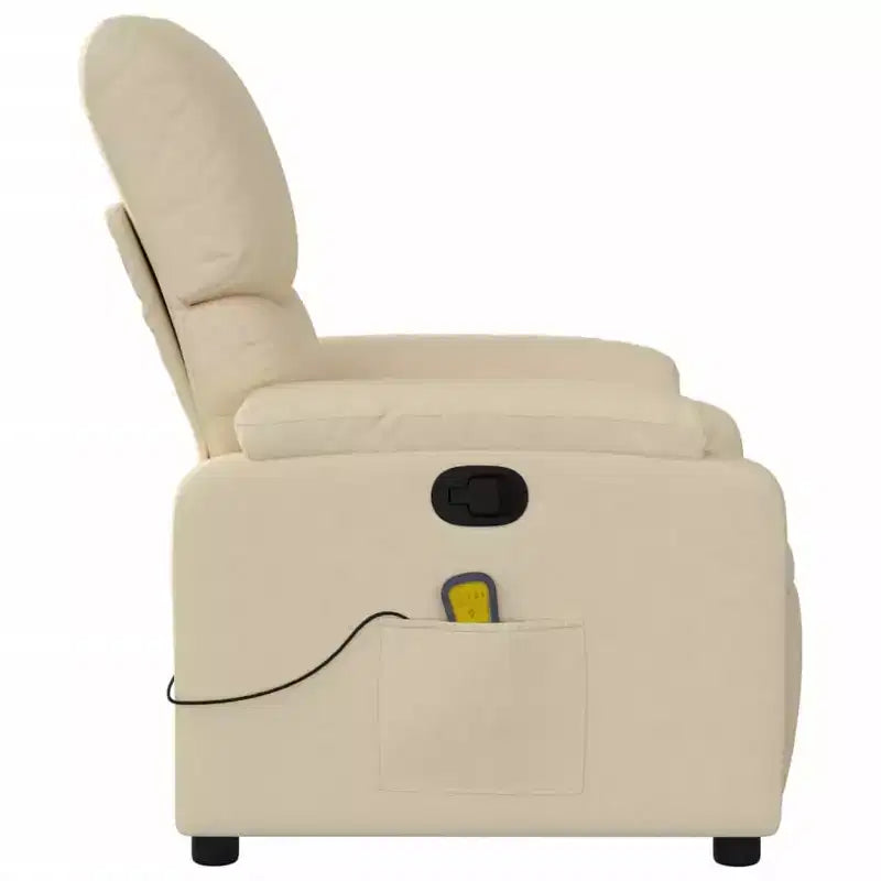 Fauteuil de massage inclinable en polyester, métal, contreplaqué Simple