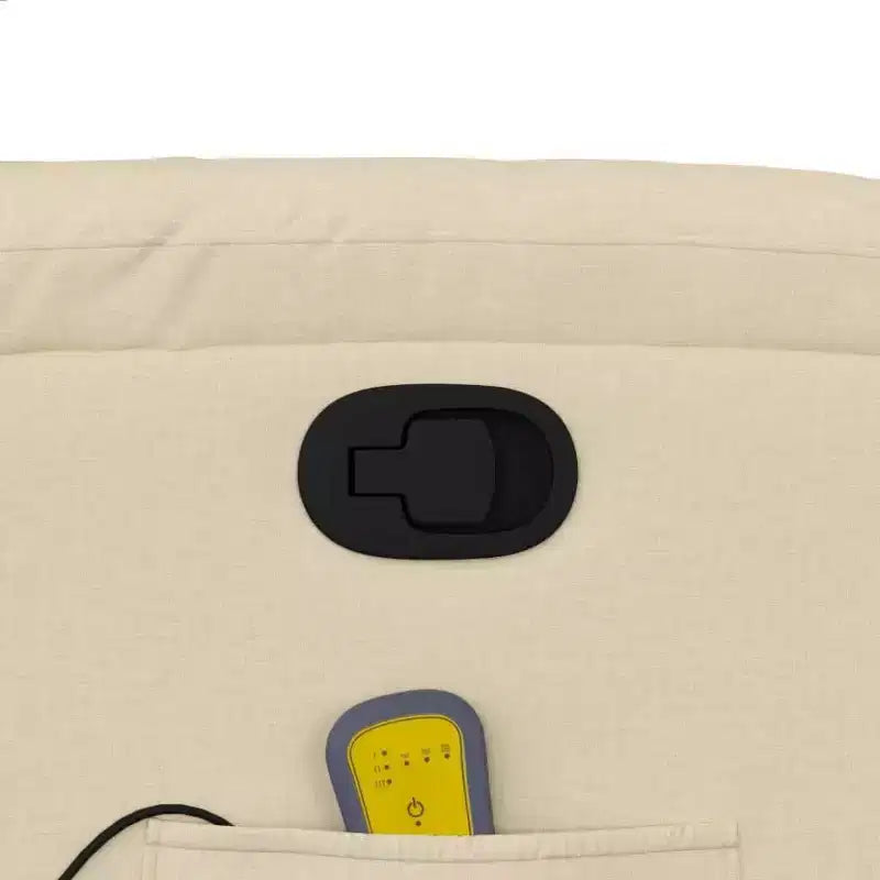 Fauteuil de massage inclinable en polyester, métal, contreplaqué Simple