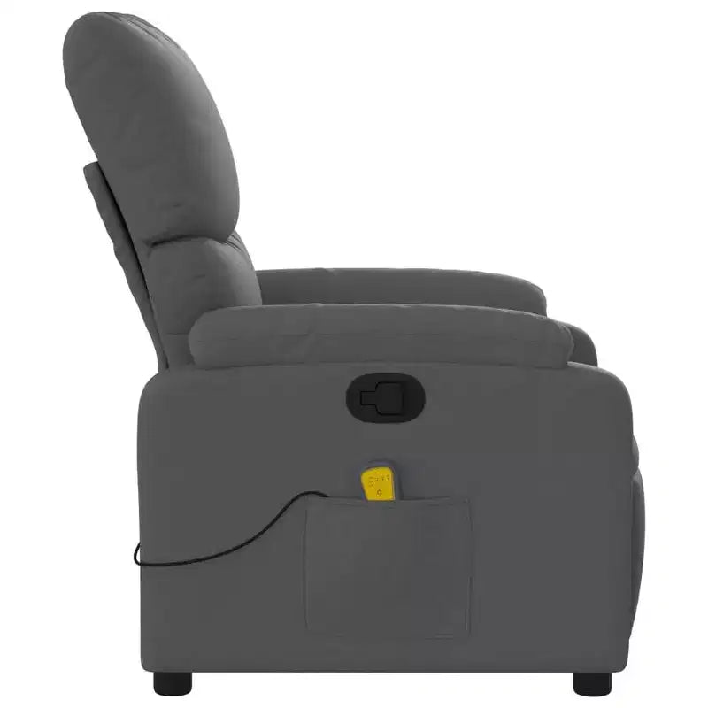 Fauteuil de massage inclinable en polyester, métal, contreplaqué Simple