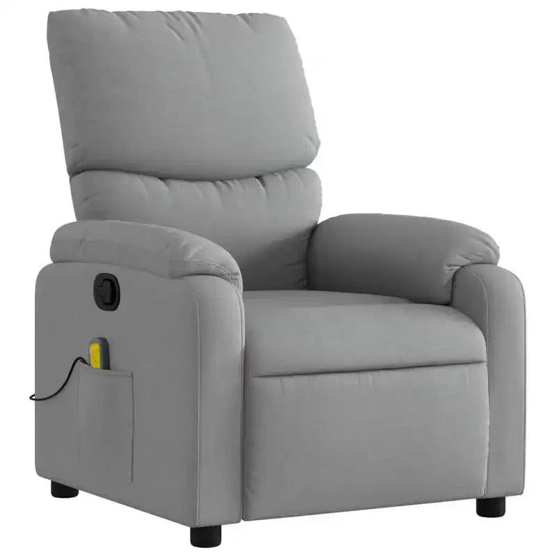Fauteuil de massage inclinable en polyester, métal, contreplaqué Simple