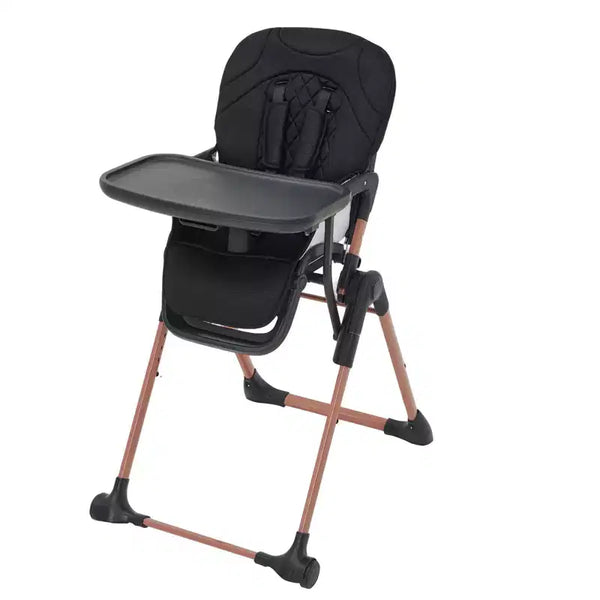 3-in-1 Portable & Foldable High Chair, Adjustable Feeding Chair with Removable Trays, Compact Convertible Toddler Chair for 6-36 Months Baby