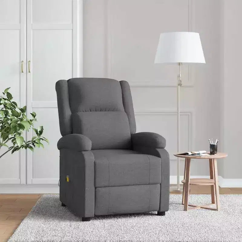 Fauteuil de massage Crème Tissu en polyester et métal Moyen