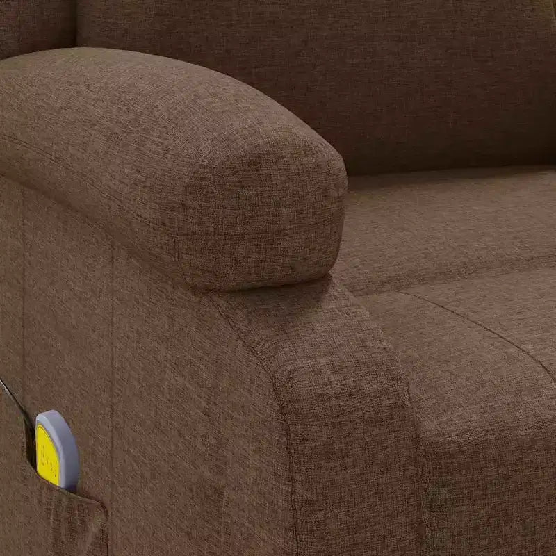 Fauteuil de massage Crème Tissu en polyester et métal Moyen